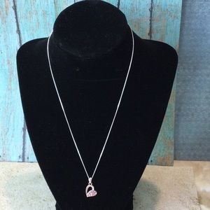 Sterling silver necklace.